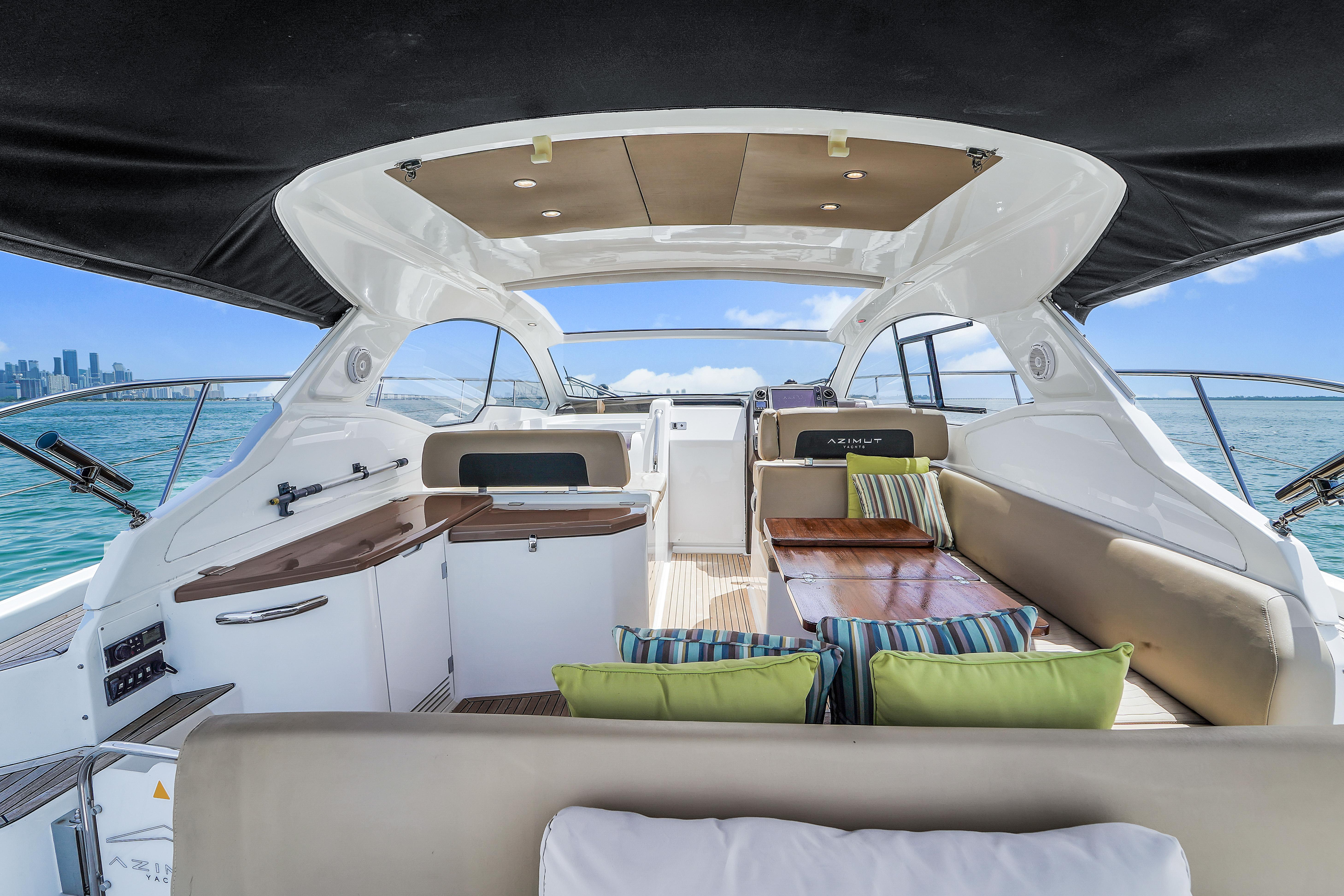 45ft Azimut Atlantis yacht rental Miami - water toys and recreational equipment