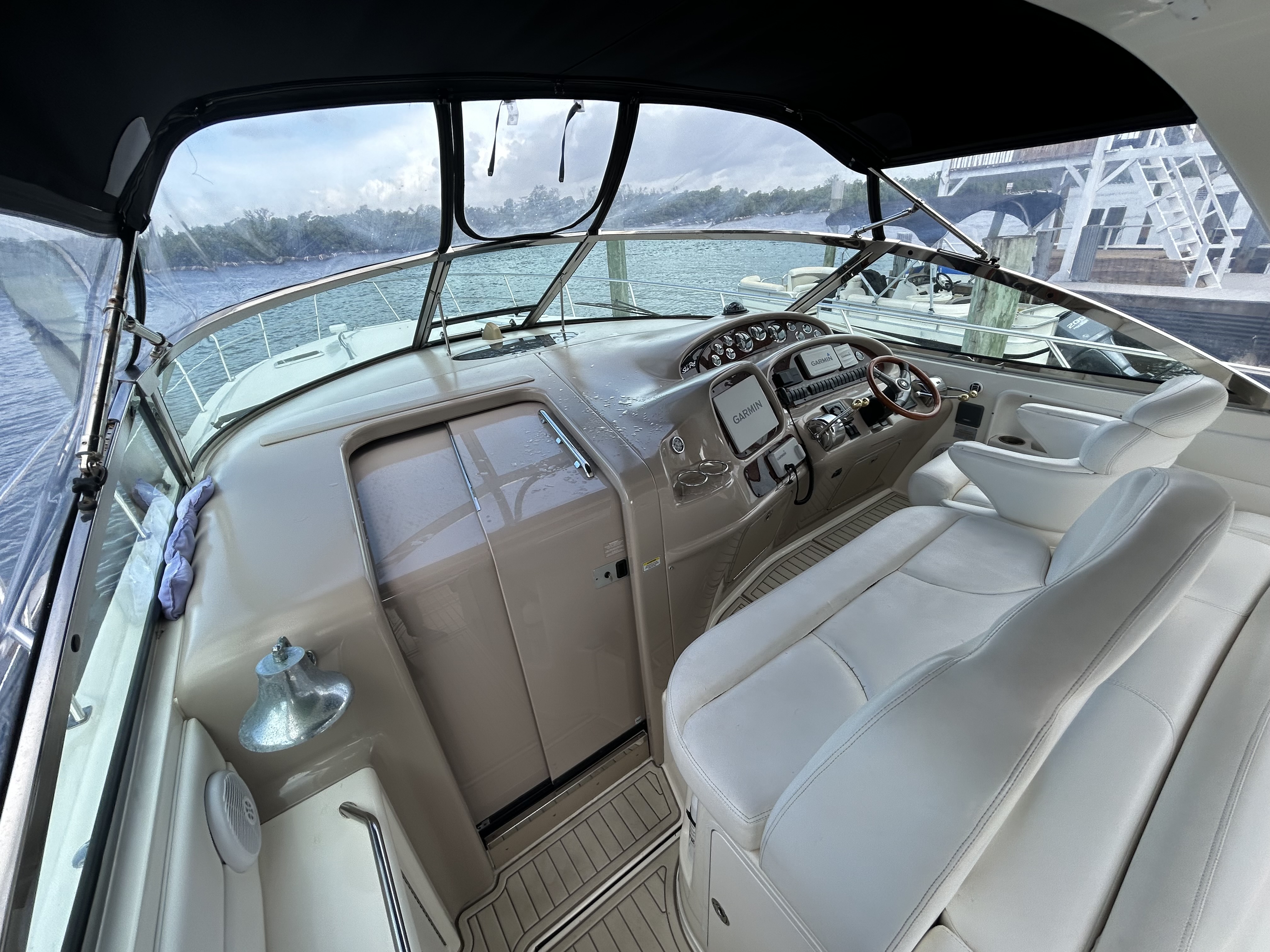45ft Searay H yacht rental Miami - premium amenities and entertainment system