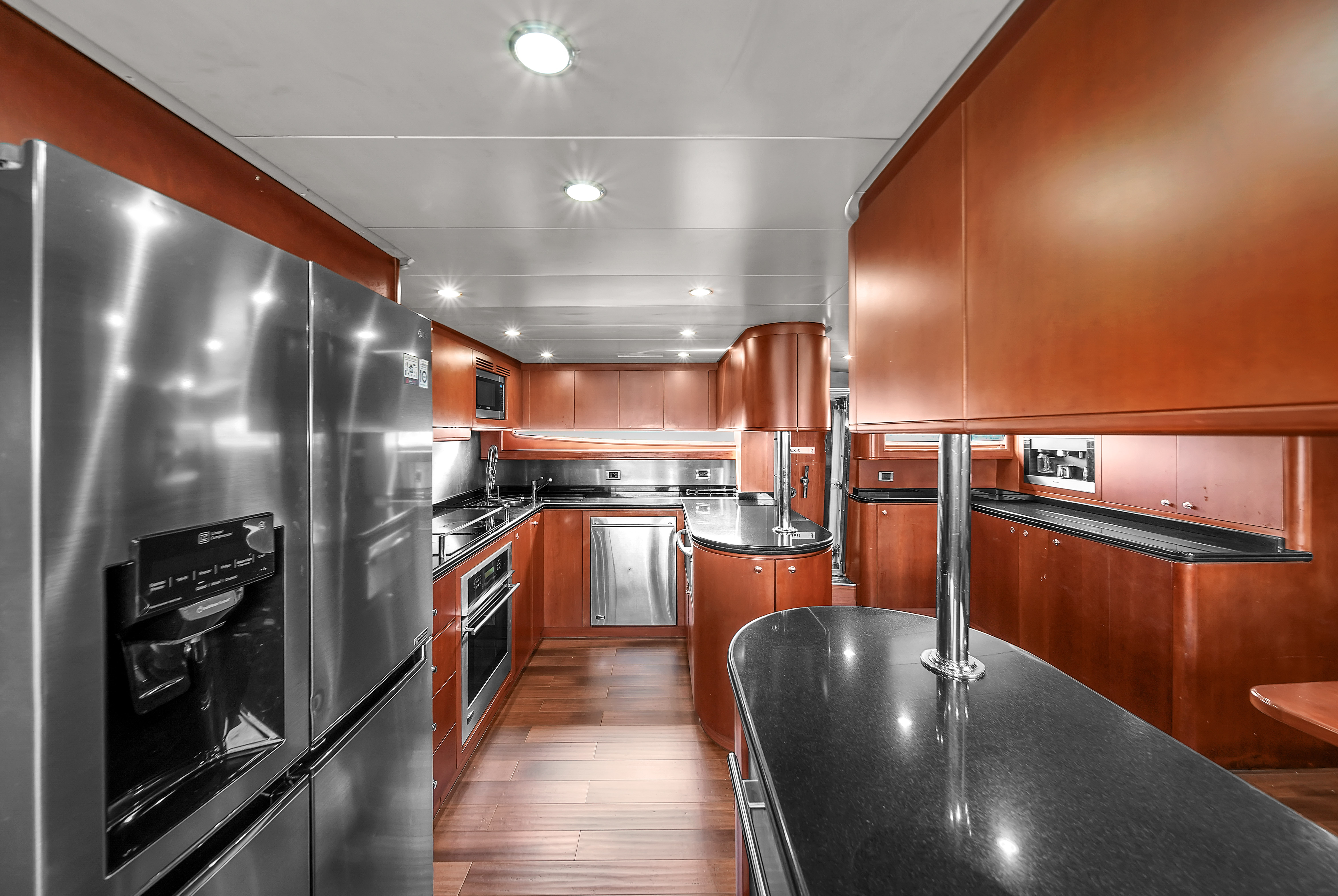 100ft Azimut D yacht rental Miami - comfortable lounge area for group celebrations